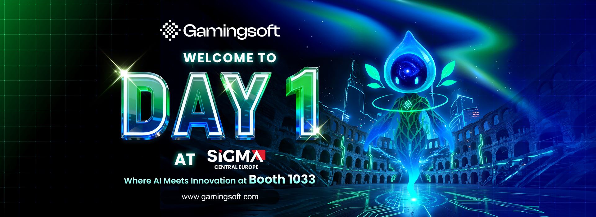 Gamingsoft SiGMA Central Europe 2025 Day 1 Web Banner - Gamingsoft
