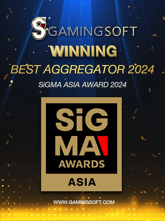 amingSoft winning Best Aggregator 2024 SiGMA ASIA AWARD 2024 mobile Banner - GamingSoft