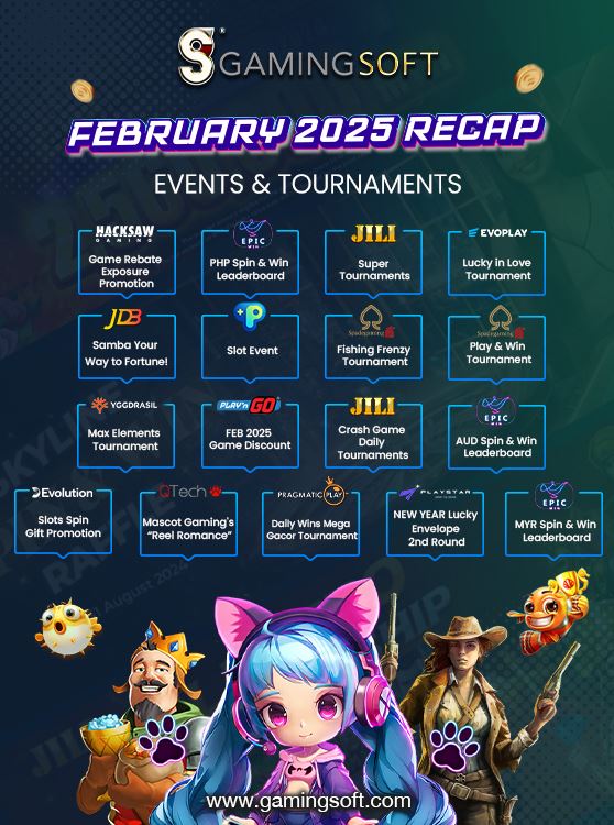 February 2025 Tournament and Event Recap mobile Banner - GamingSoft