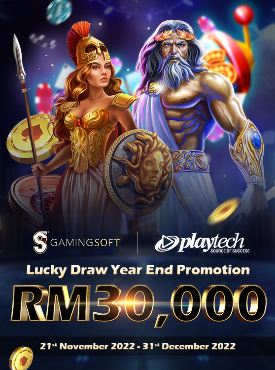 Gamingsoft Playtech Year end Lucky Draw Mobile Banner - GamingSoft
