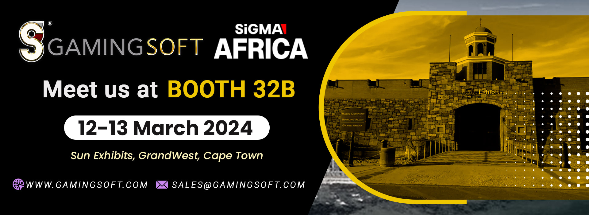 Sigma Africa Meet us at Booth 32B Web Banner - GamingSoft
