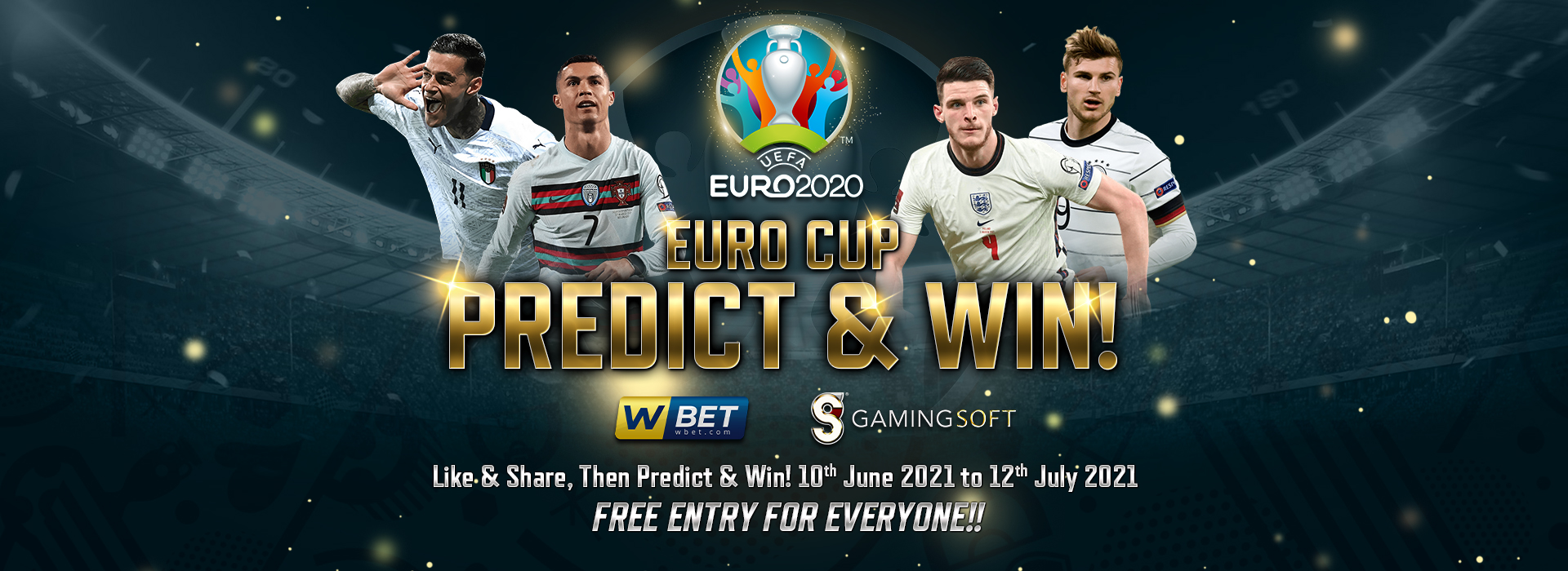 Gamingsoft is Thrilled to Announce the Euro Cup 2020 Tournament Organized by our Sportsbook Vendor Partner Wbet - GamingSoft