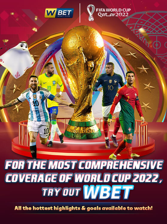 Wbet for the most comprehensive coverage of world cup 2022 Web Banner - GamingSoft