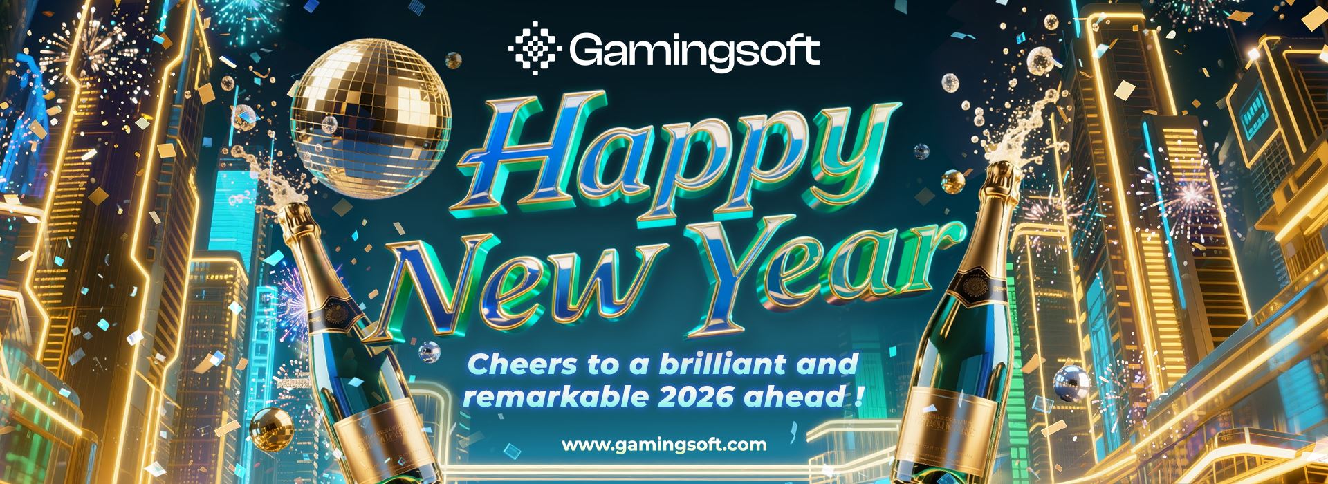 Gamingsoft New Year 2026 Web Banner - Gamingsoft