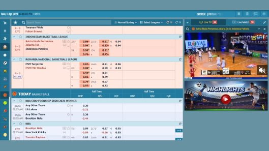 The Real Sports Betting Software Provided by our Vendor Partner Wbet - GamingSoft