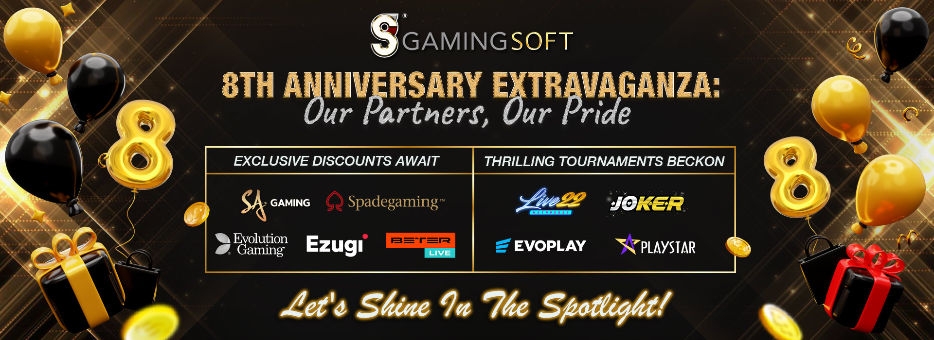 8th Anniversary Extravaganza - Out Partners, Our Pride