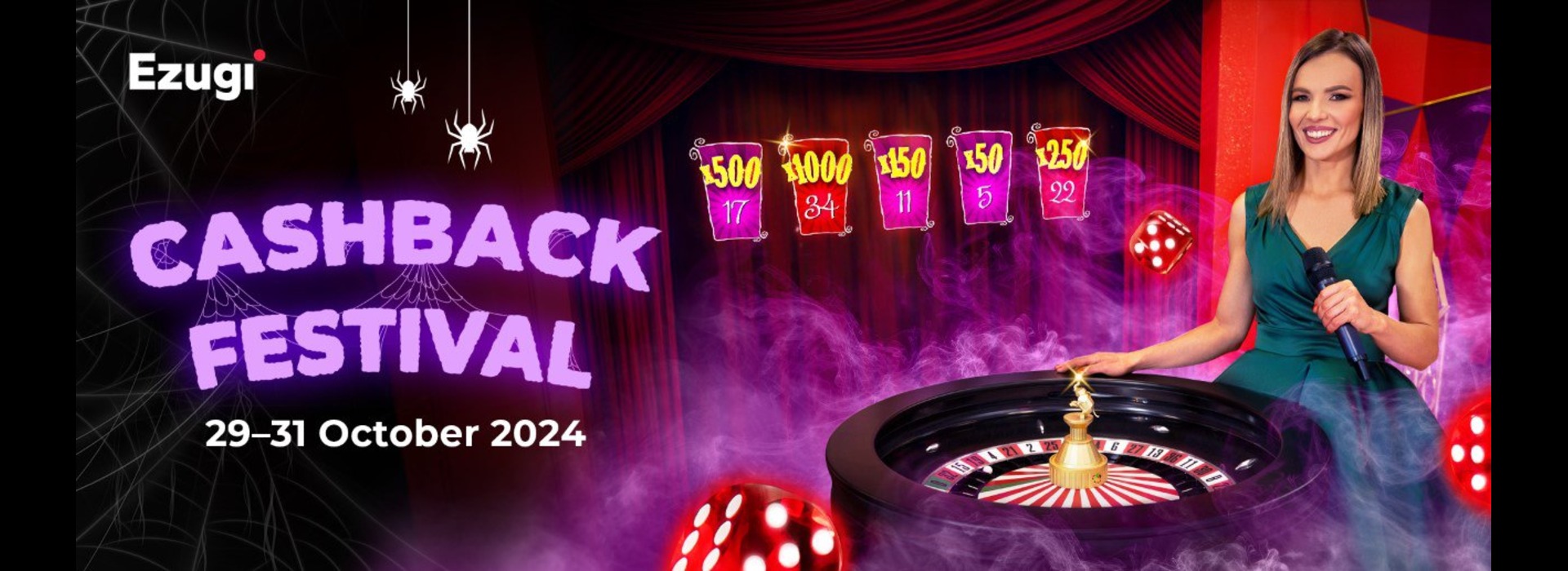 Ezugi x GamingSoft 9th Anniversary Cashback Festival