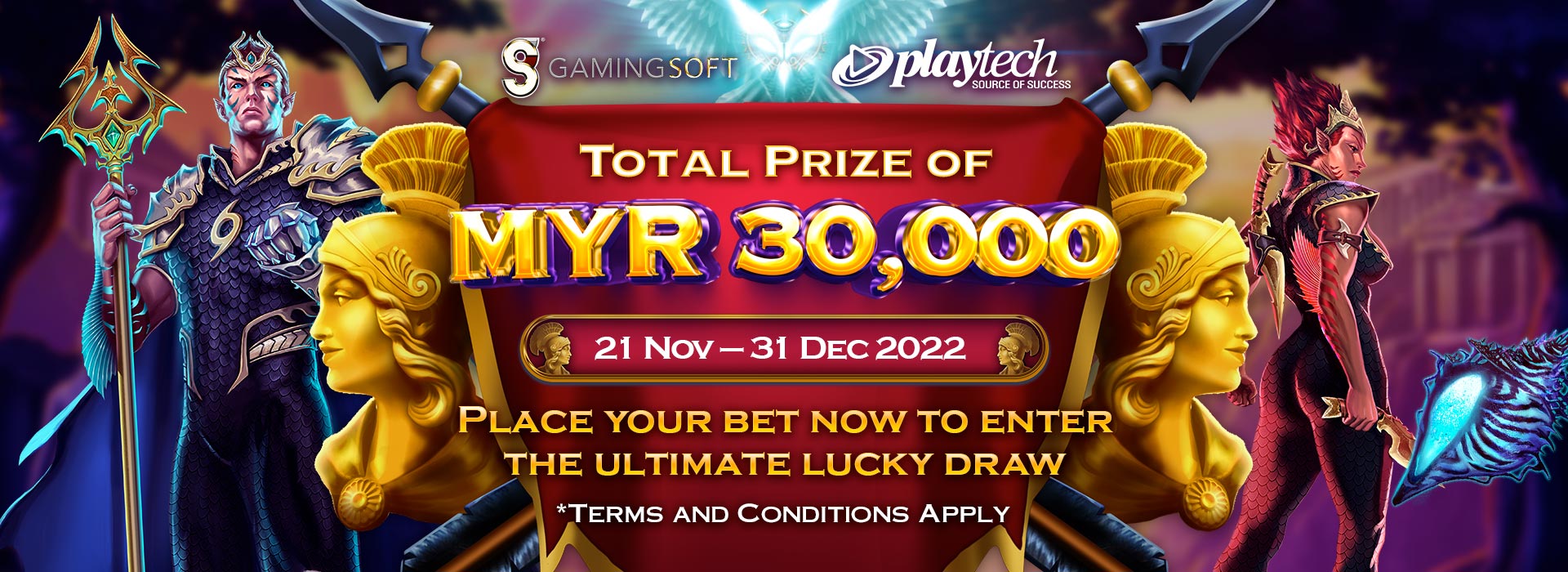 PlayTech Lucky Draw Year End Promotion