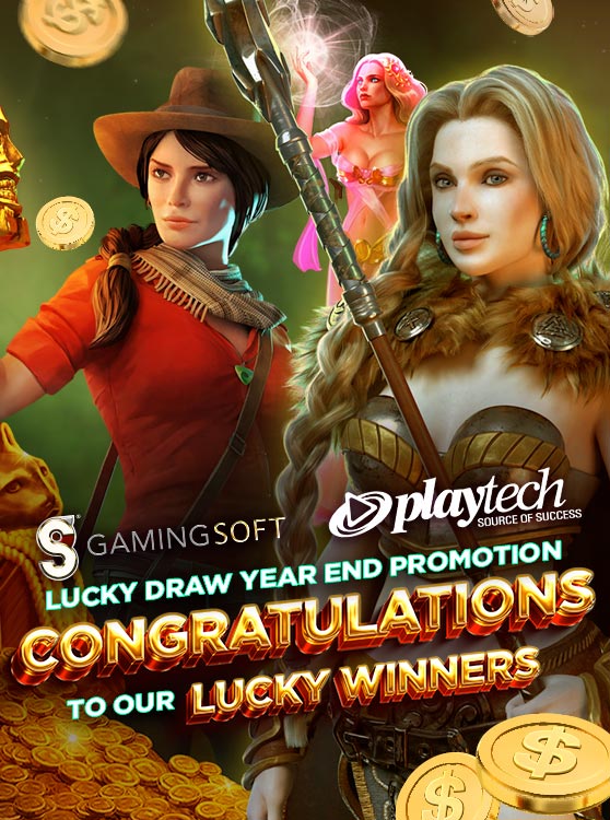 Congratulations! “GamingSoft - Playtech Lucky Draw Year End Promotion” Final Draw Winner Announcement 