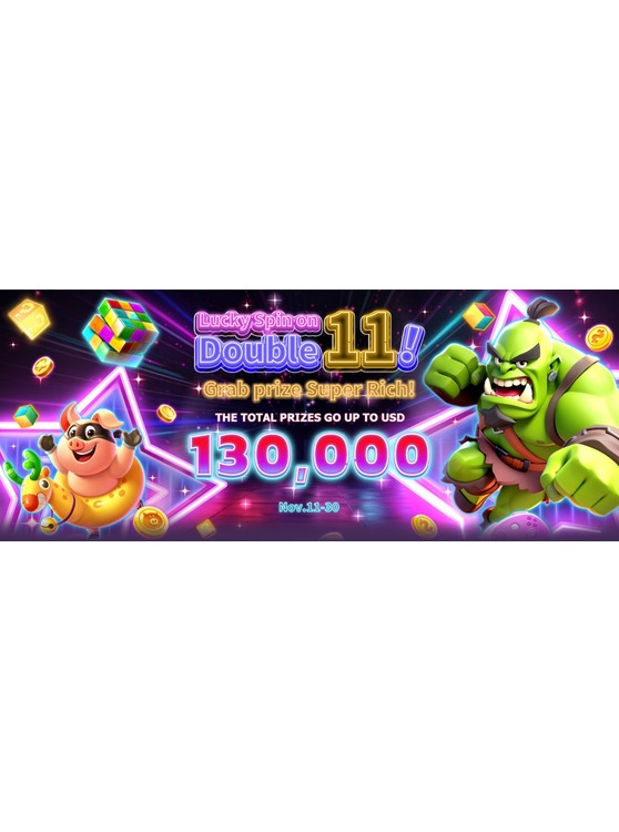 PLAYSTAR Lucky Spin on Double 11