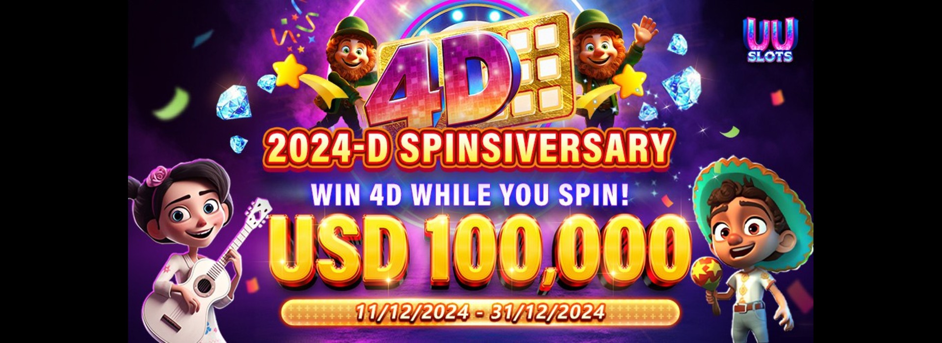 UU Slots - 2024-D Spinsiversary Event