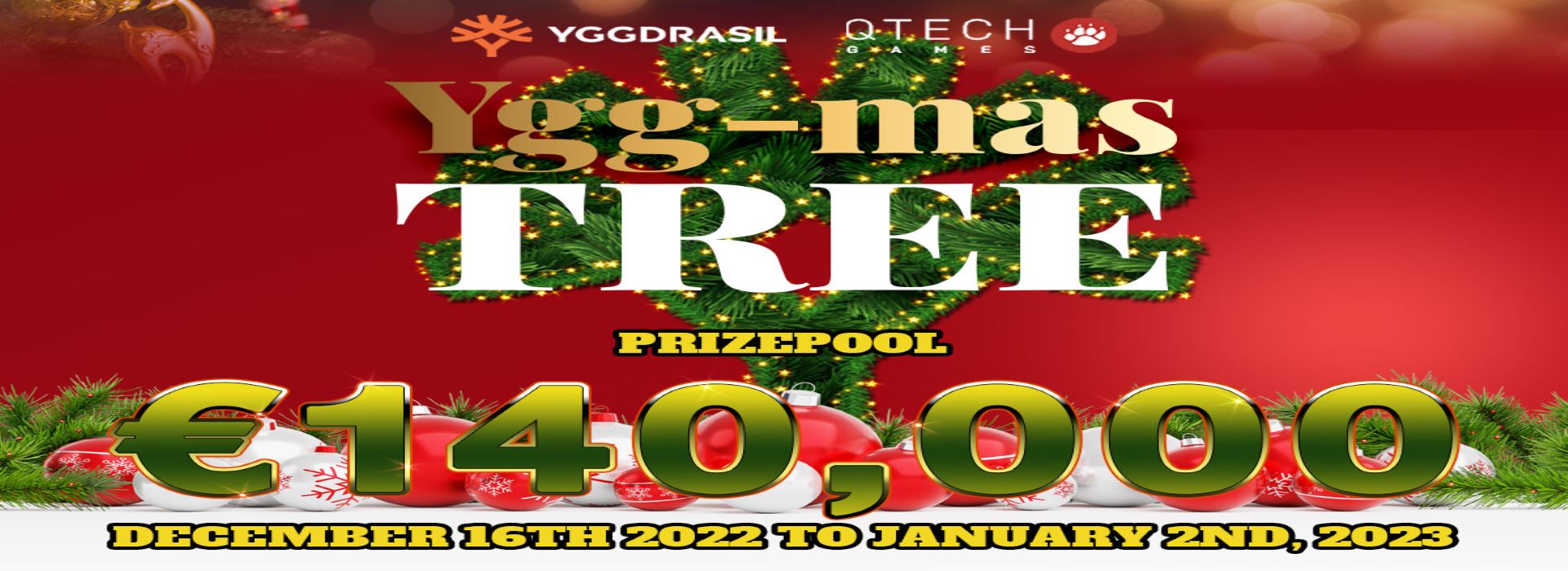 Ho ho ho! Merry Prizes! Yggdrasil invites you to join the fun and excitement of the “Ygg-mas Tree” network campaign series