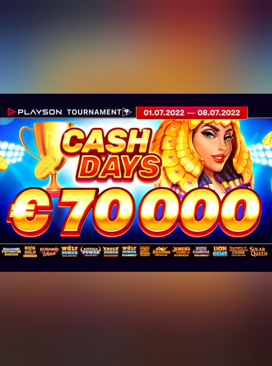 Playson Cash Days Tournament
