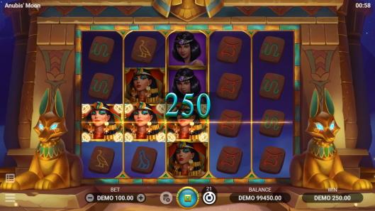 Anubis Moon is a Slot Game Provided by the Vendor Partner QTech - GamingSoft