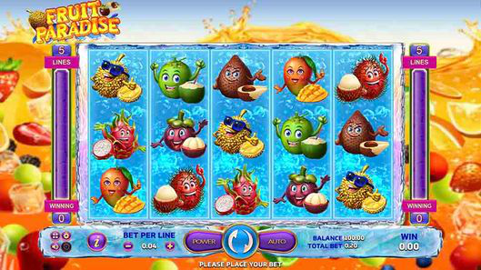 Fruit Paradise is a Slots Game Provided by the Vendor Partner 2Win - GamingSoft