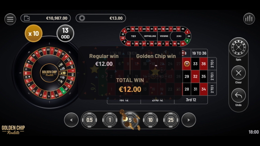 Golden Chip Roulette is a RNG Table Game Provided by the Vendor Partner Yggdrasil - GamingSoft
