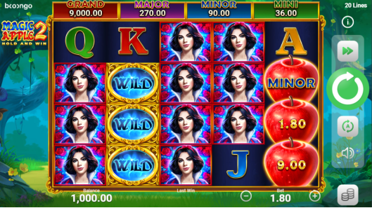 Magic Apple 2 is a Slots Game Provided by the Vendor Partner Booongo - GamingSoft