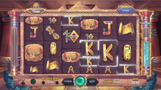 Pharaoh's Tomb is a Slot Game Provided by the Vendor Partner Joker Gaming - GamingSoft