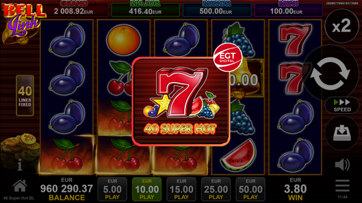 The 40 Super Hot Bell Link Game From Egt Digitalslots