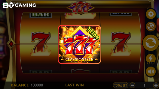 The 777 Classic Style Game From Bt Gaming Slot Games