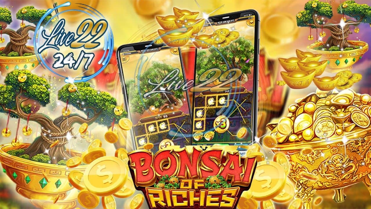 Bonsai of Riches is a Slot Game Provided by the Vendor Partner Live22 - GamingSoft
