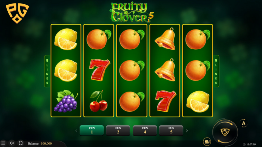 The Fruity Clover 5 Game From Pascal Gaming Slots