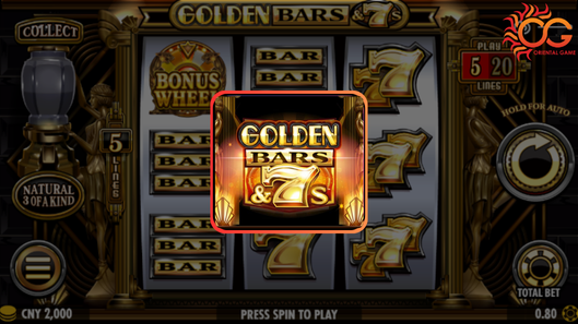 The Golden Bars And 7S Game From Oriental Game Live Casino