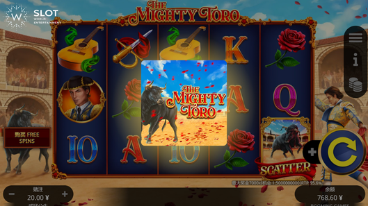 The Wef The Mighty Toro Game From World Entertainment Slots