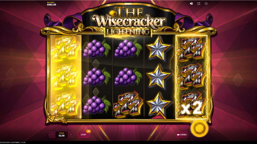The Wisecracker Lightning is a Slot Game Provided by the Vendor Partner Red Tiger - GamingSoft