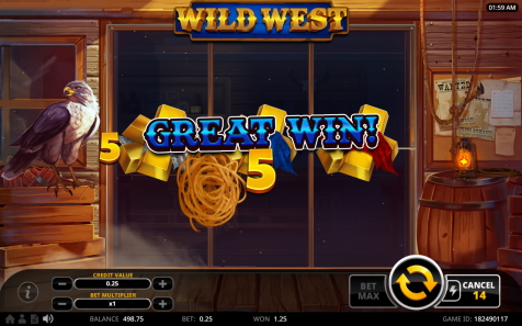 Wild West H5 is a Slot Game Provided by the Vendor Partner Top Trend Gaming - GamingSoft