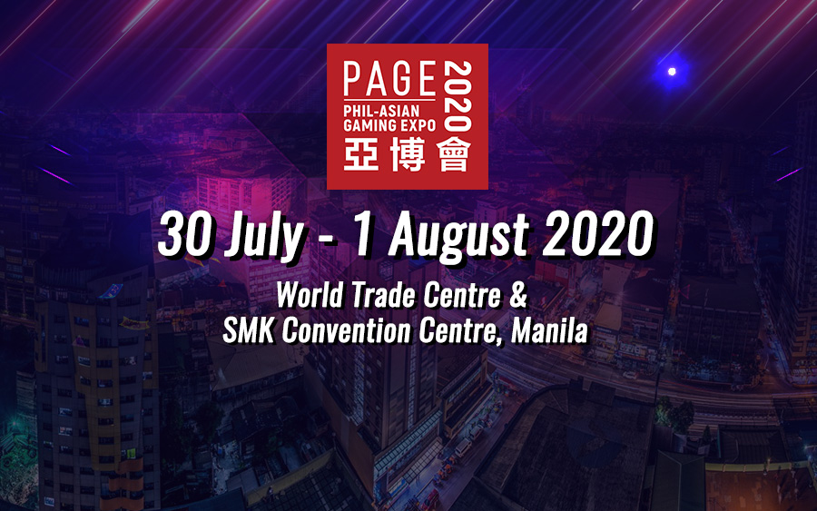Check your iGaming Event Dates! Updated for COVID-19 PAGE 2020: 30 July - 1 August 2020 at World Trade Centre & SMK Convention Centre, Manila