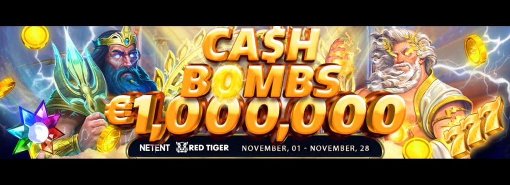 GamingSoft November Event Roundup cash bomb homebanner