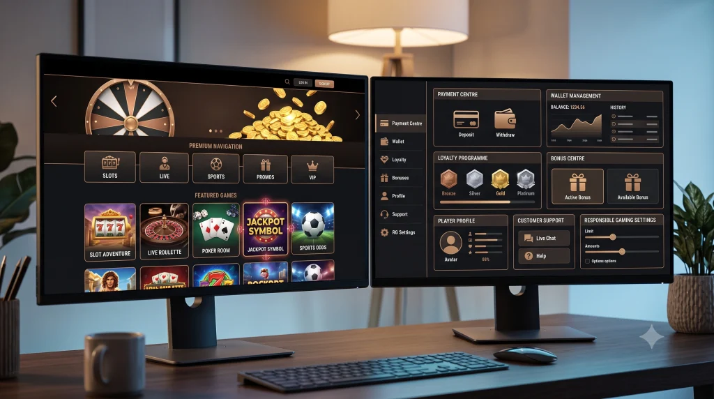 Enterprise online casino software featuring sportsbook, payments, and player management