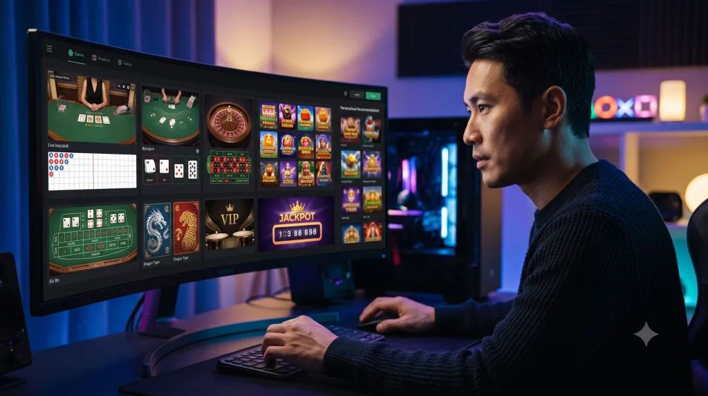 Premium online casino platform designed for the Asian iGaming market