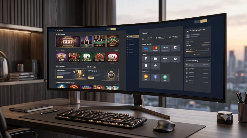 Casino platform provider payments and integration