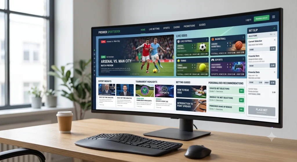 Sportsbook funnel content